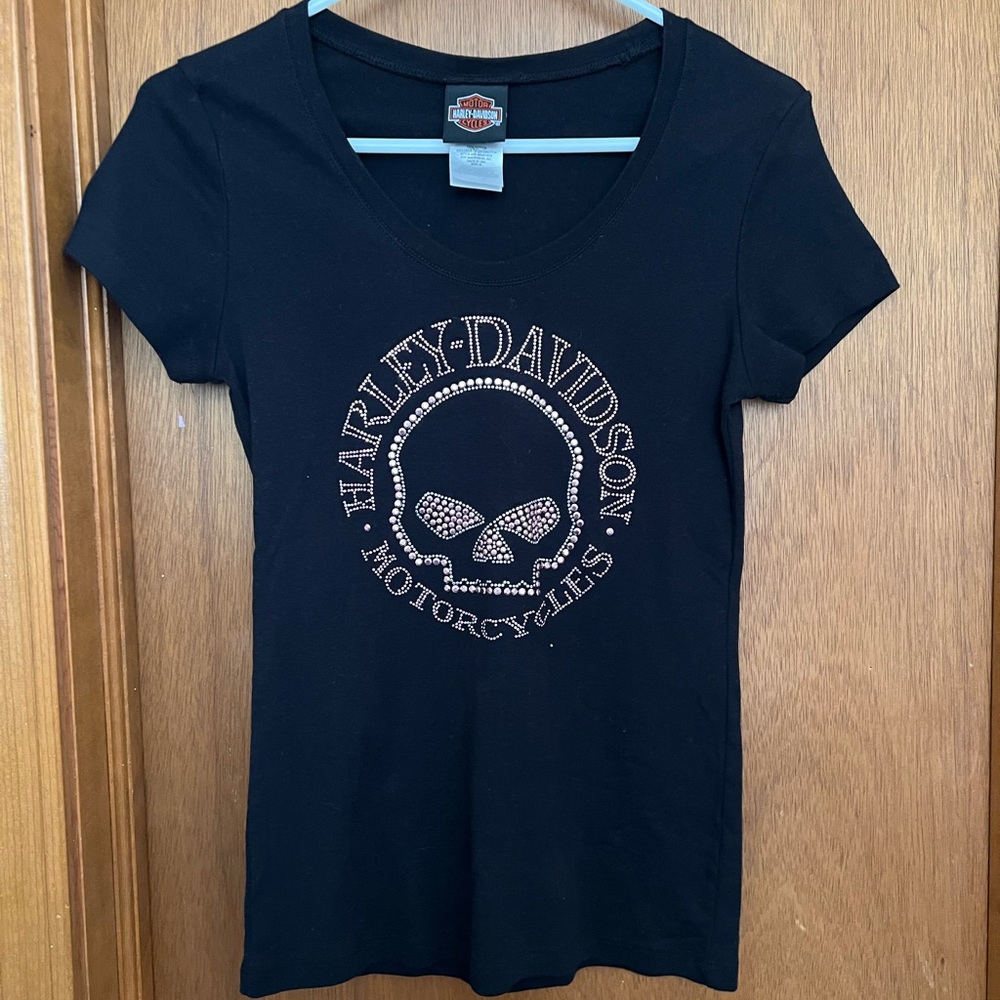Black Vintage Harley Davidson t-shirt Size M